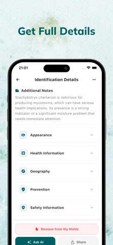 Mold Identifier: AI Inspector Screenshot 3 of 4