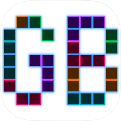 Grid Block: Neon Jigsaw Puzzle