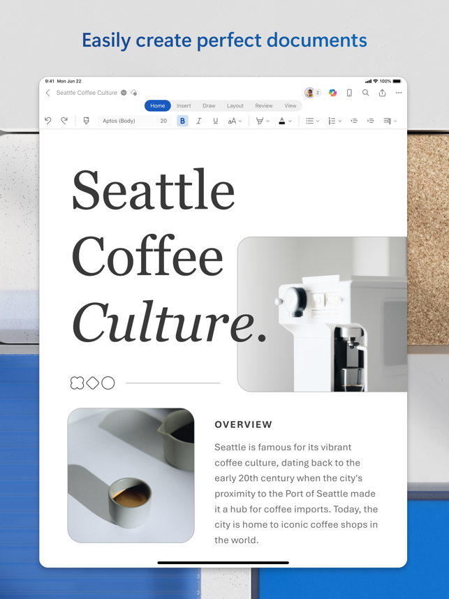 ‎Microsoft Word Screenshot