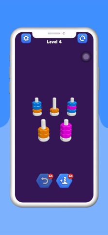 Nut & Boltz: Color Sort 3D Screenshot 2 of 10