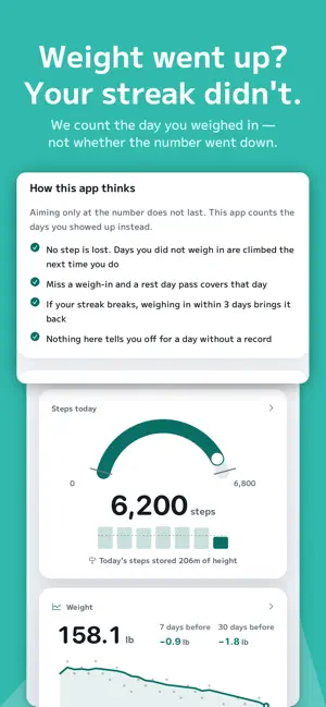 Walk & Weigh: Weight Tracker screenshot 2