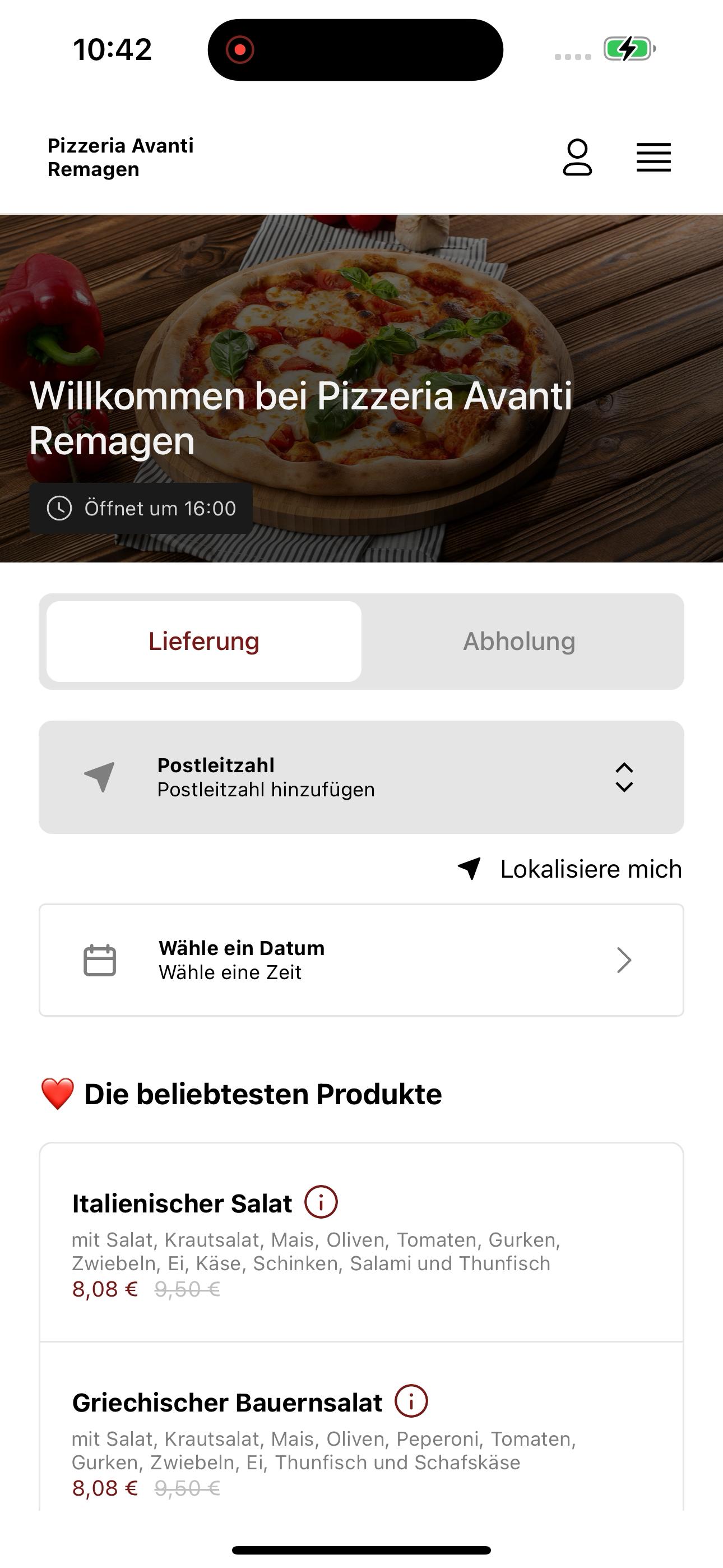Pizzeria Avanti Remagen screenshot 5
