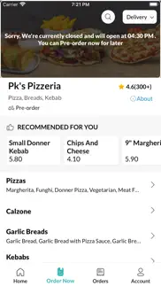 pk's pizzeria iphone screenshot 3