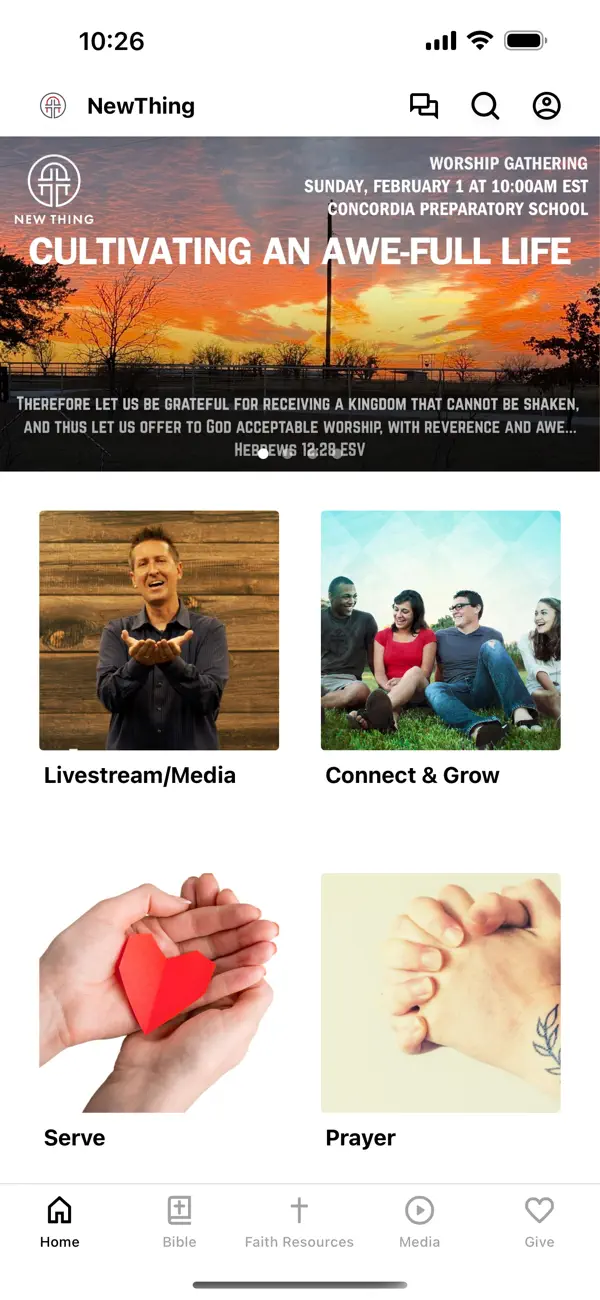 Screenshot #1 pour NewThing Lutheran Church