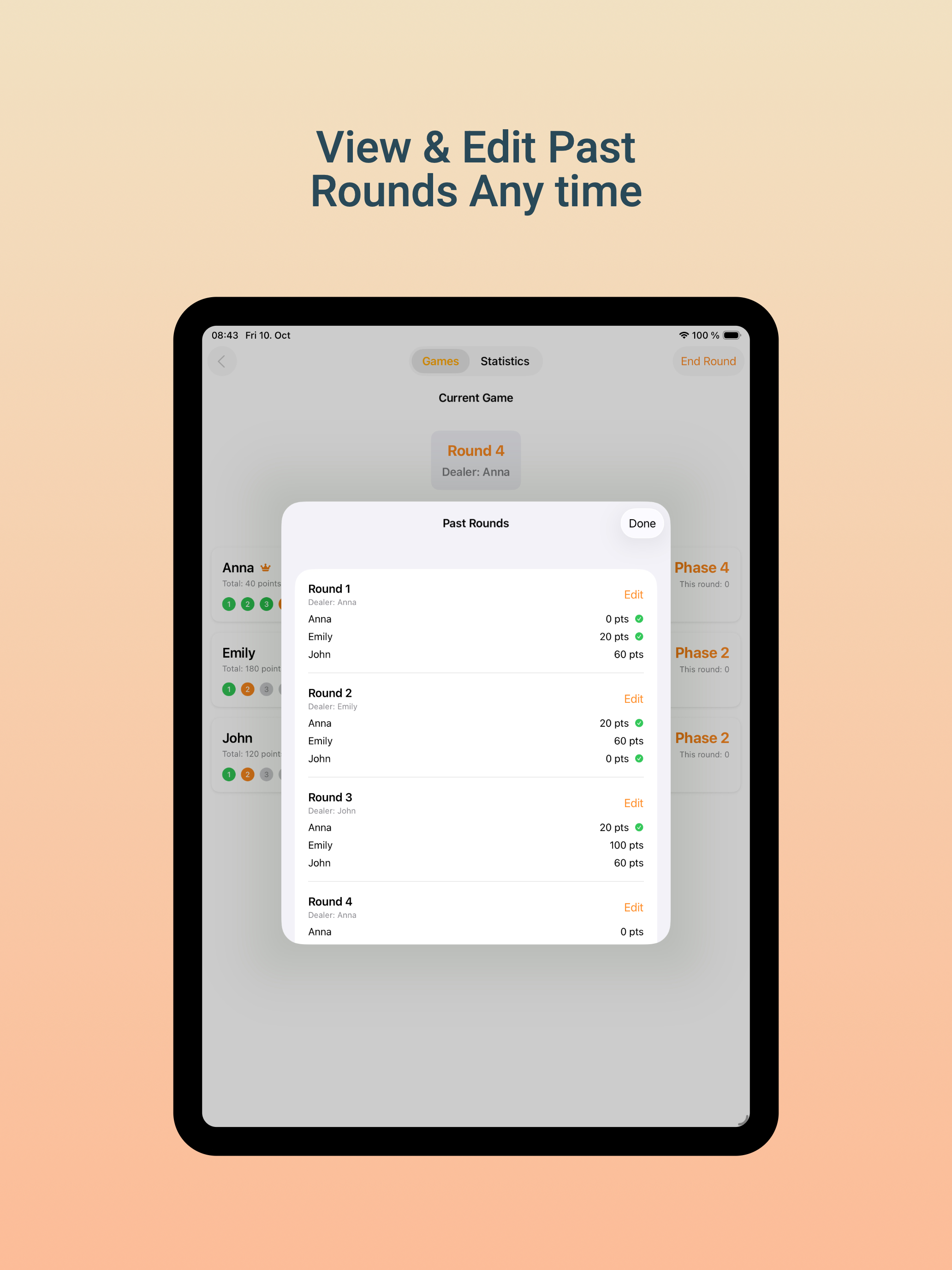 Phase 10 Scorer screenshot 10