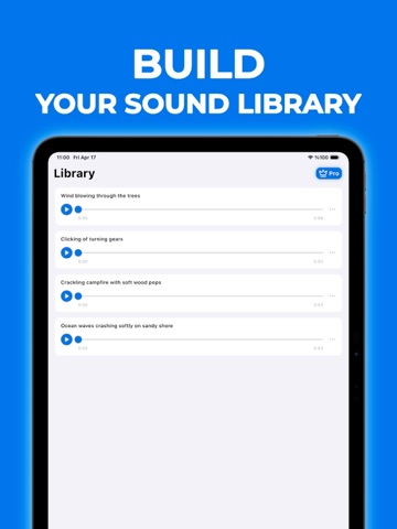 AI Sound Effects Generator iPad screenshot