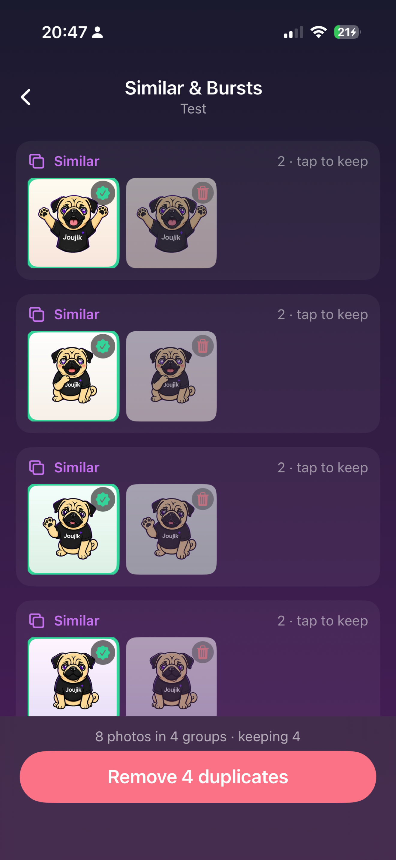 Joujik: Photo Organizer screenshot 2