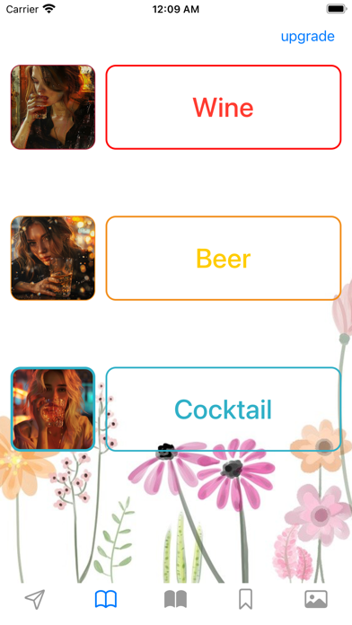 Wine, Beer, Cocktail Info Screenshot
