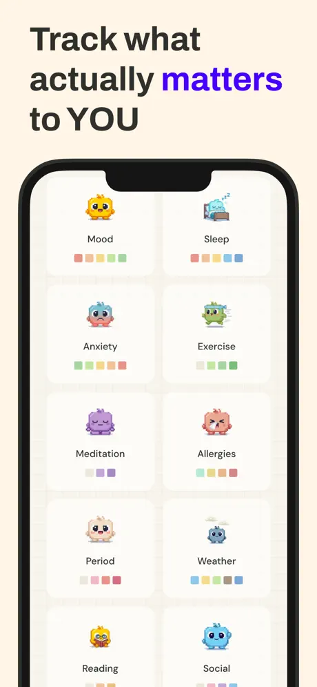Mood Tracker &middot; Pixel Journal 像素心情追踪日记应用截图