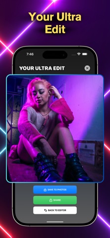 PhotoUltra Editor iPhone screenshot