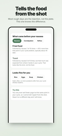 GLP-1 Food & Nausea Tracker Screenshot 3 of 10