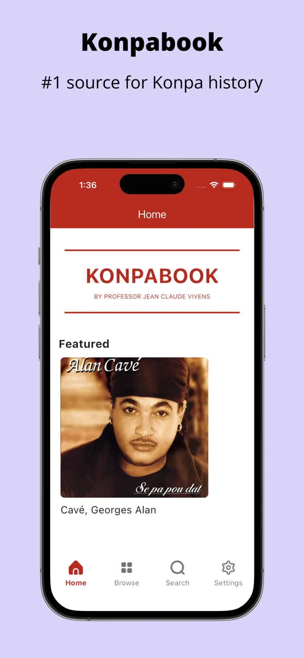 #1. Konpabook (iOS) Podle: Jean Claude Vivens