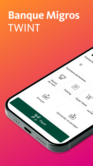 Screenshot #1 pour Banque Migros TWINT