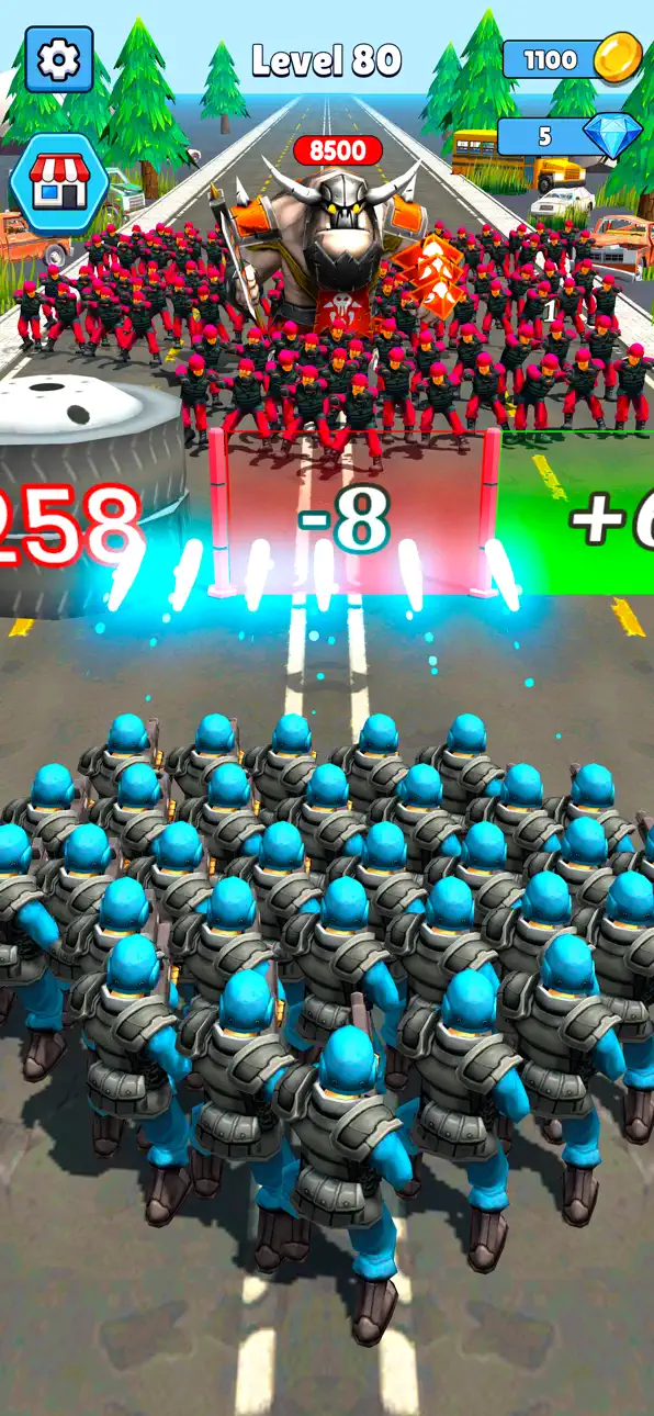 Real War: Survival Game iOS Mod IPA screenshot 5 - iOS game interface