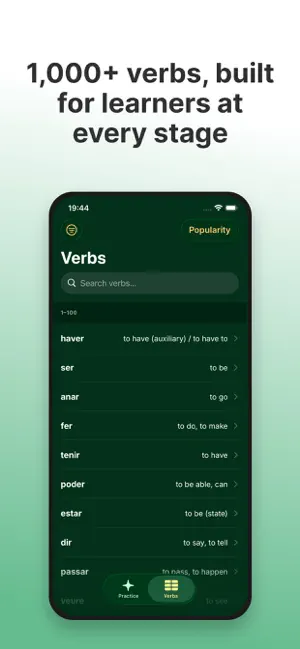 Verbeja: Learn Catalan Verbs screenshot 3