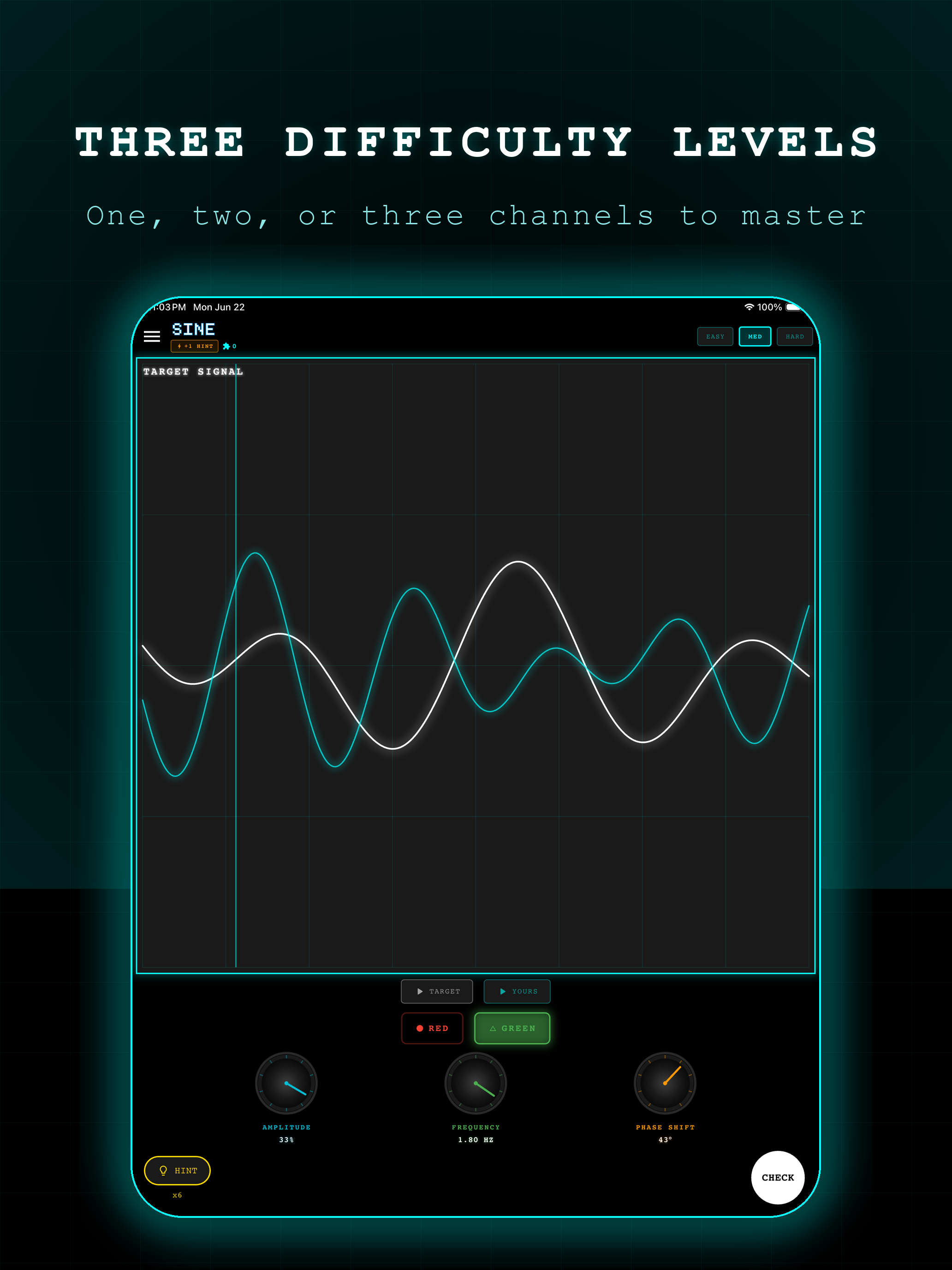 Sine - The Oscilloscope Puzzle