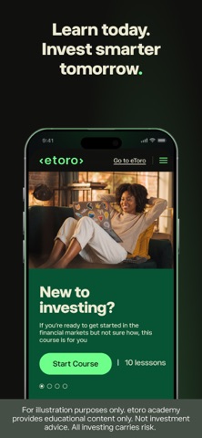 etoro: Trade & Invest iPhone screenshot