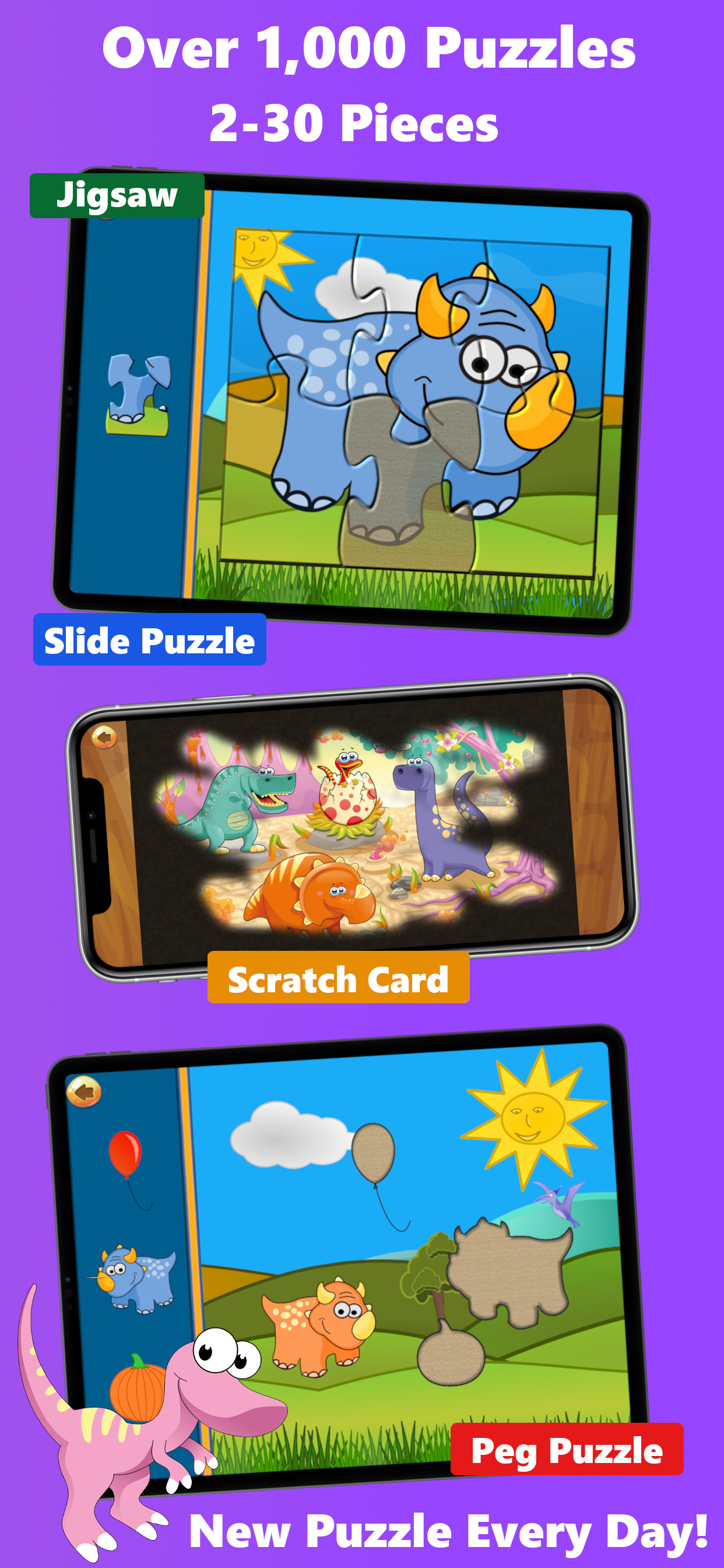 Dino Preschool ABC Math Games