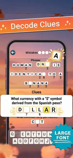 Zen CodeWords: Word Brain Game screenshot 2