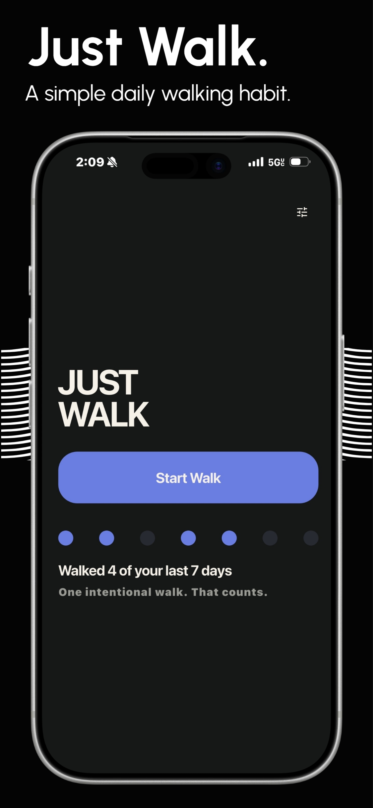 Just Walk - Daily Step Tracker screenshot 2