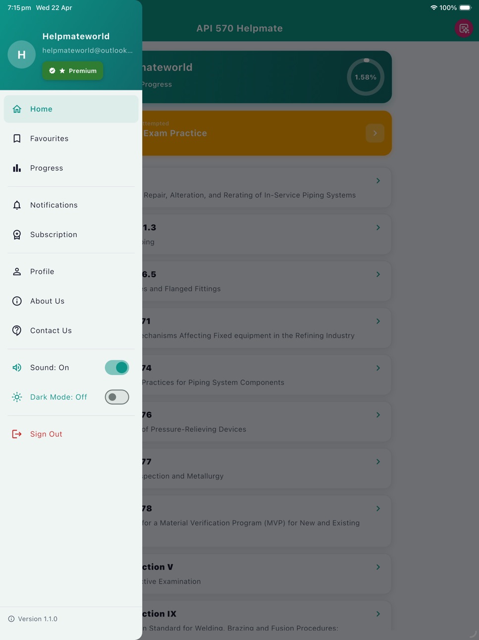iPad screenshot
