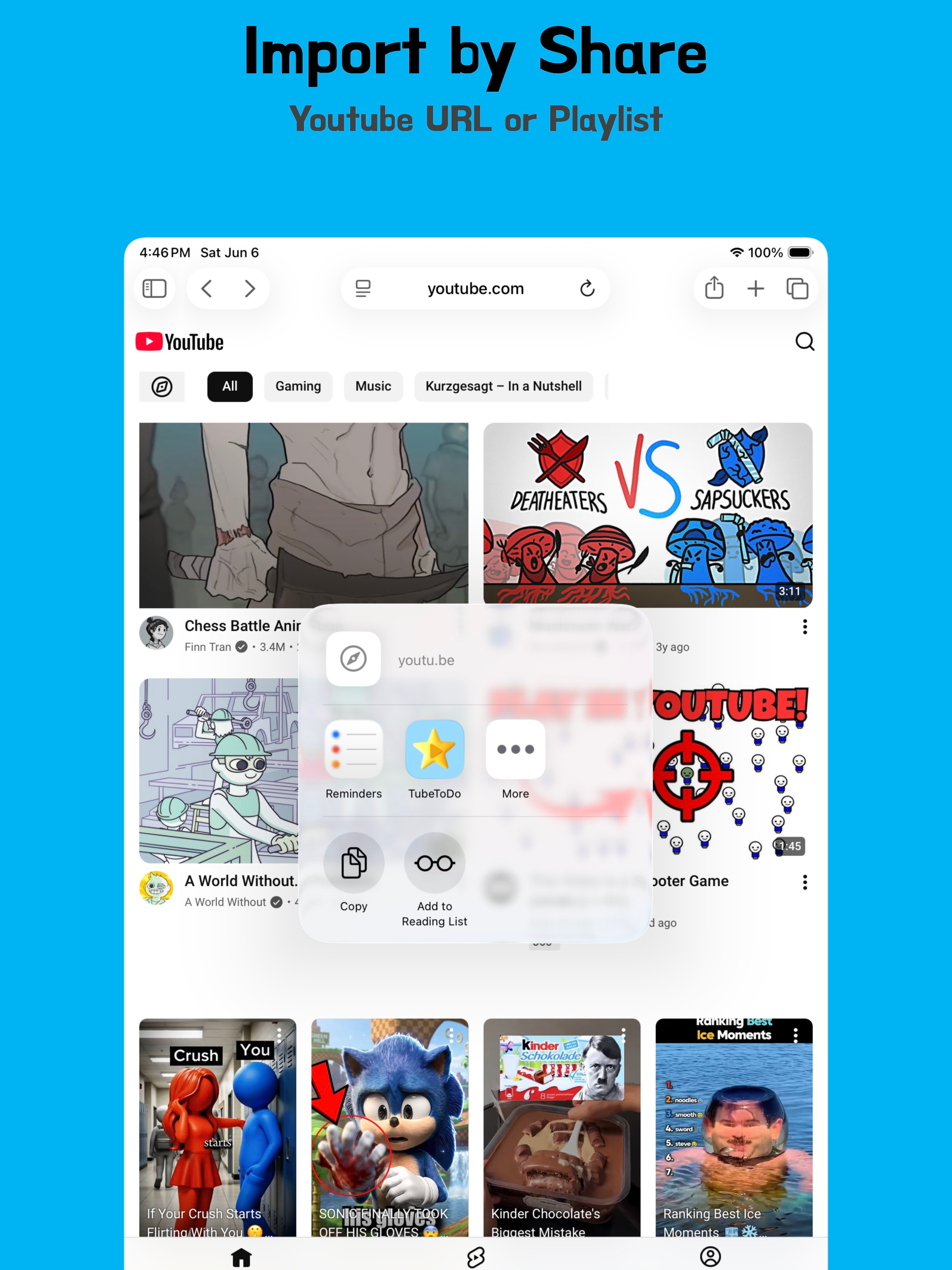 TubeToDo — Focused Video Lists