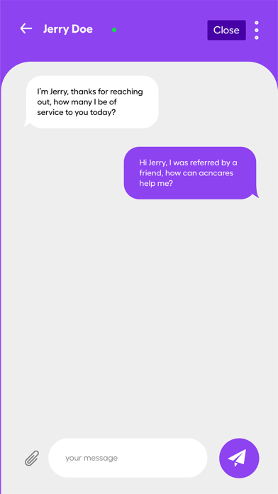 Acncares iPhone screenshot 4 - Social Networking app