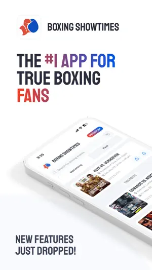 Boxing Showtimes screenshot 1