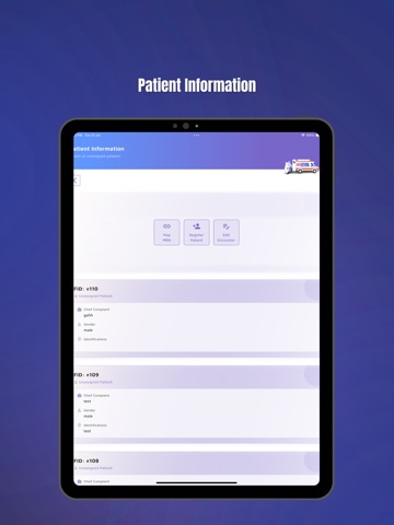 ED Care iPad screenshot