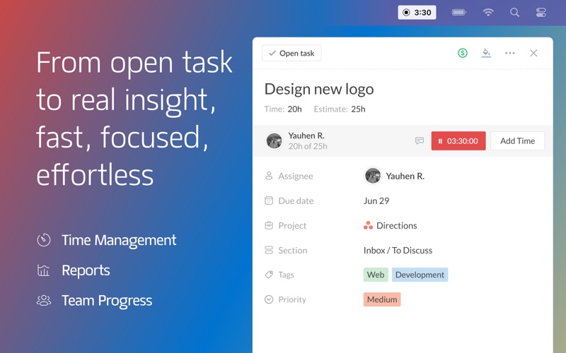 Screenshot #3 pour Everhour Time Tracker