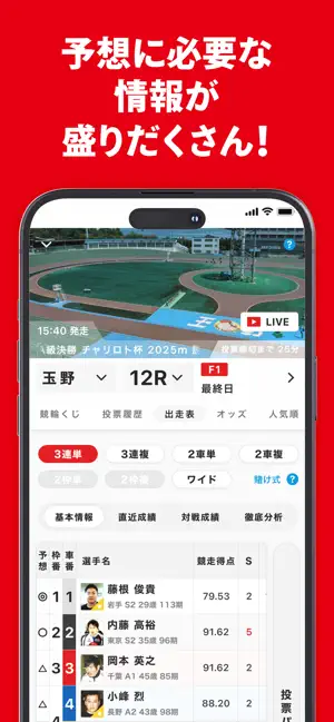 チャリロト iPhone screenshot 3