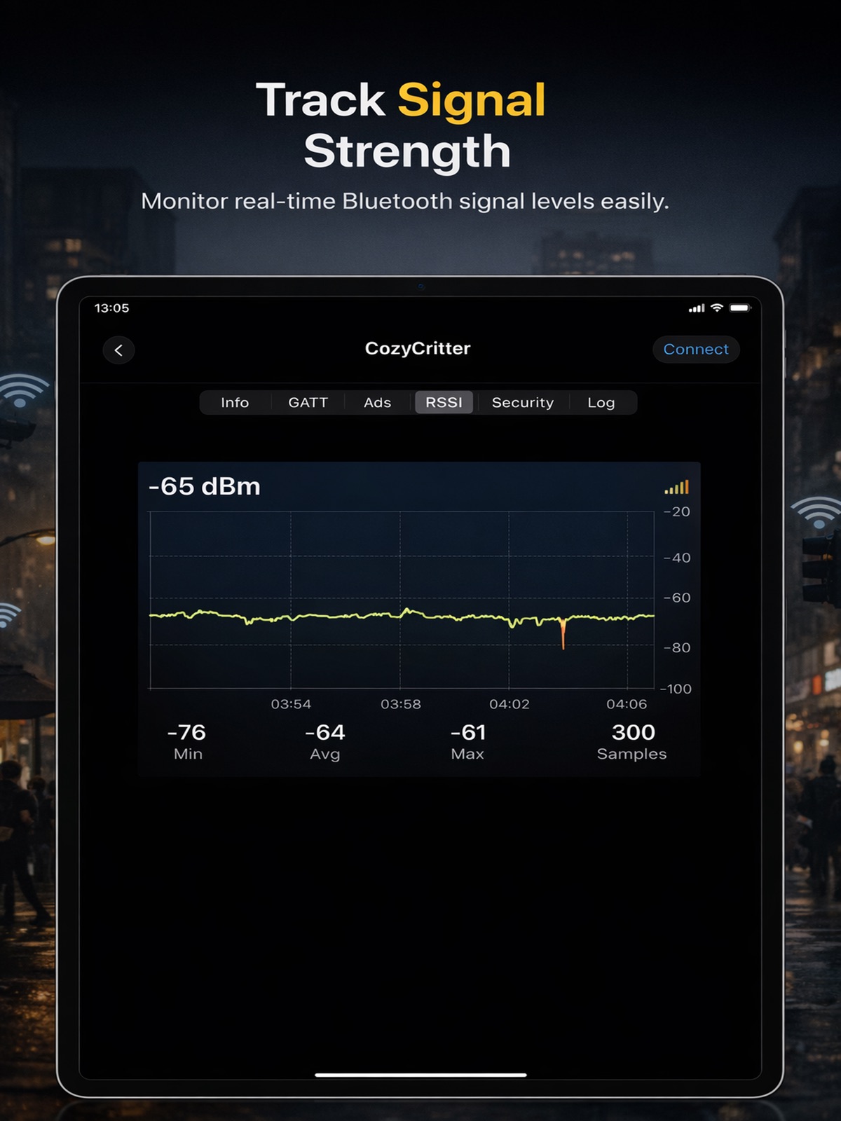 BLE Scanner: Bluetooth Sniffer ipad screenshot 4