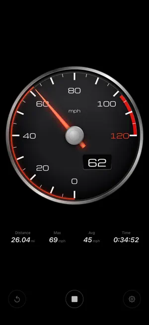 Rosso Speedometer screenshot 1