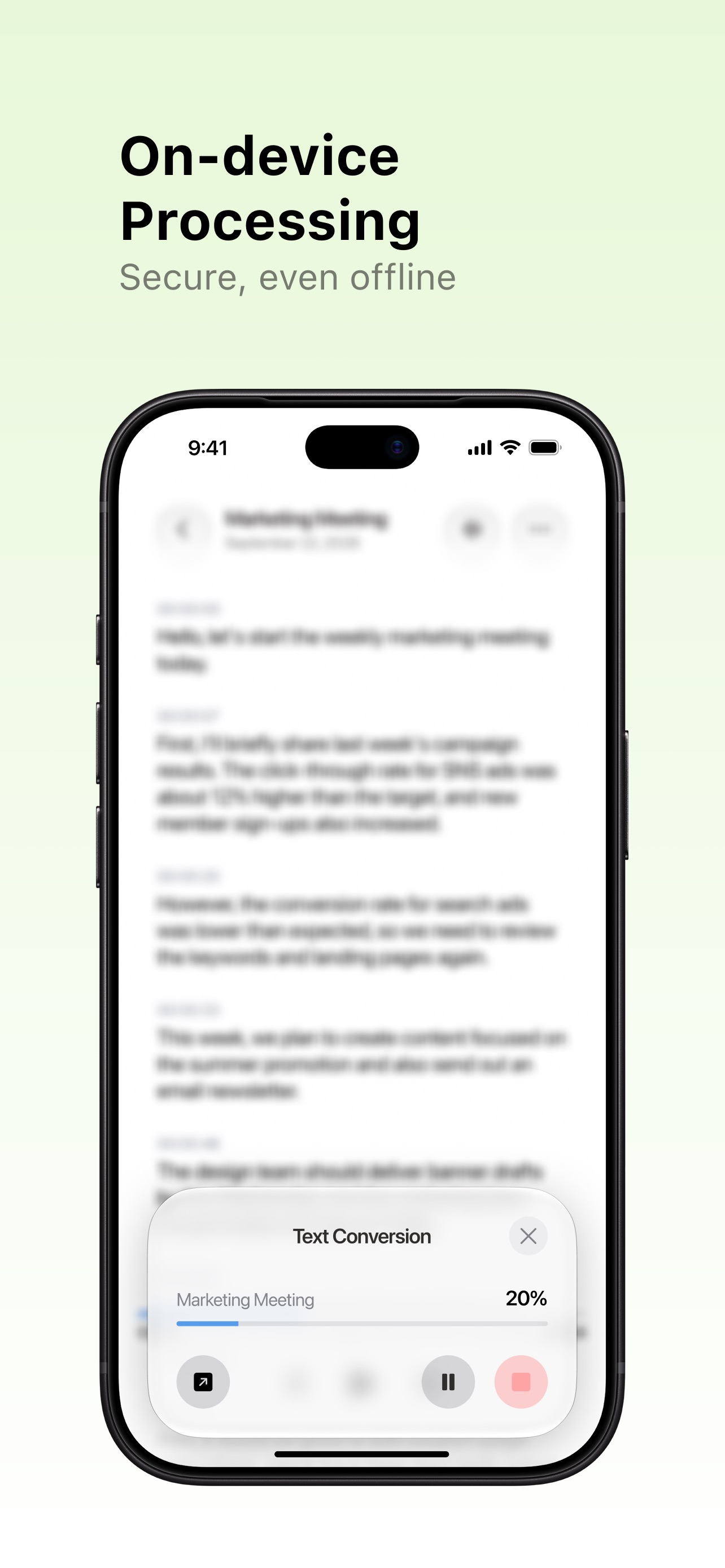 Screenshot 2 of Leaf - Voice Notes