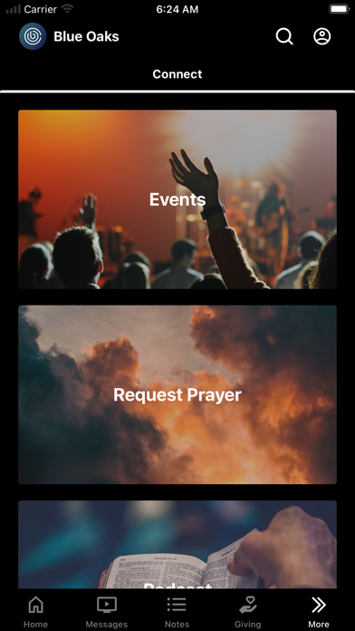 Blue Oaks Church Screenshot