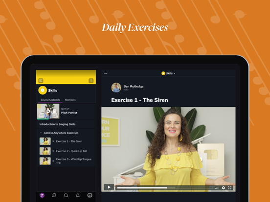 Tara Simon Studios iPad screenshot 4 - Music app
