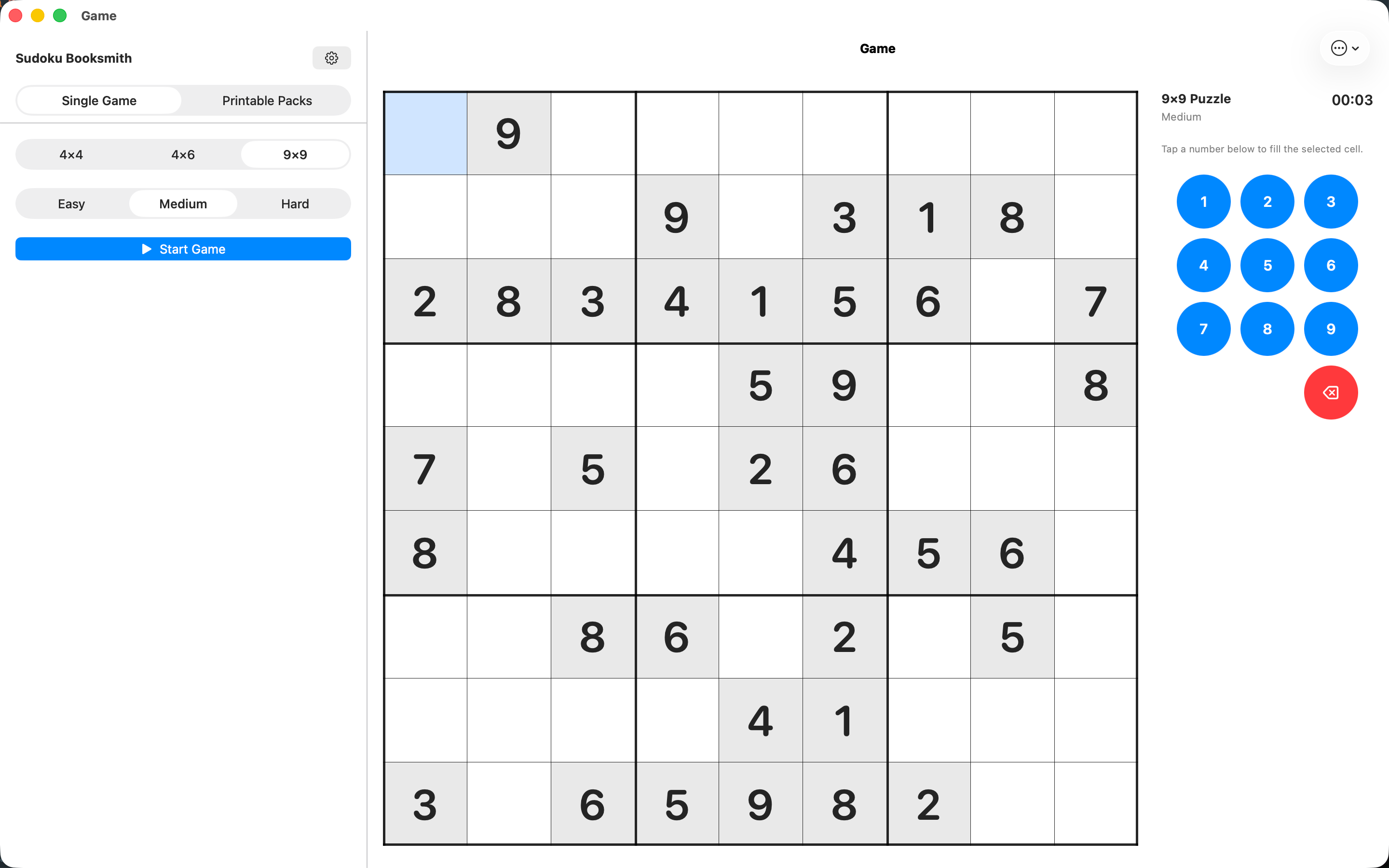 Sudoku Puzzle Generator