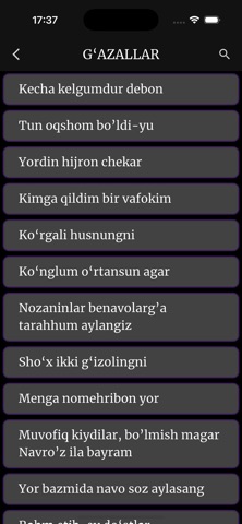 Alisher Navoiy g'azallari screenshot