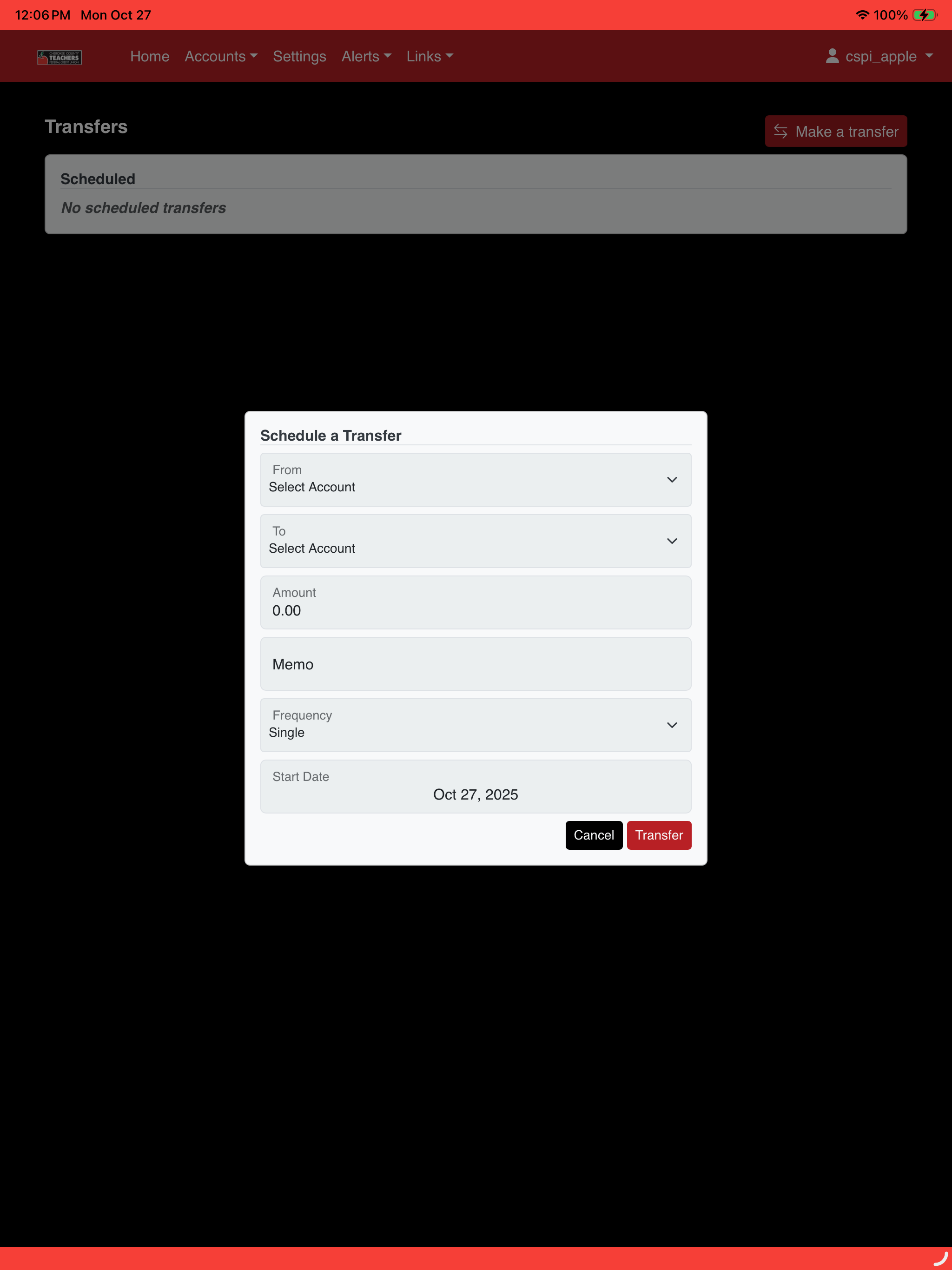 Cherokee County Teachers FCU screenshot 8