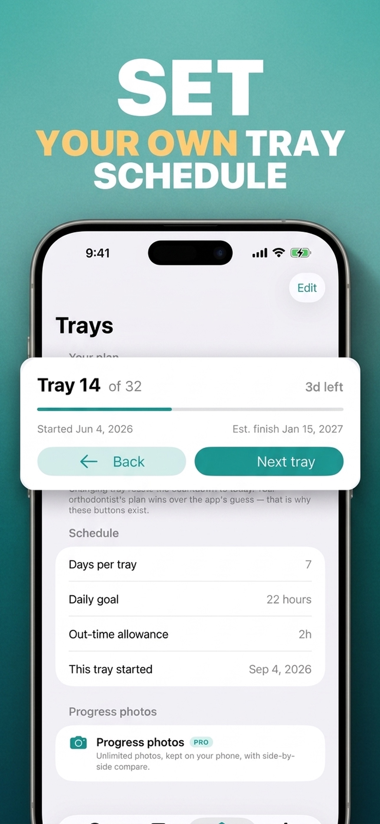 Screenshot 5 of Trayce: Clear Aligner Tracker