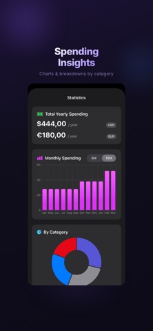 MySubs: Subscription Tracker Screenshot 7 of 10