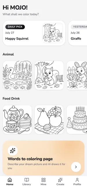 Mojo Draw: Color & Relax screenshot 1