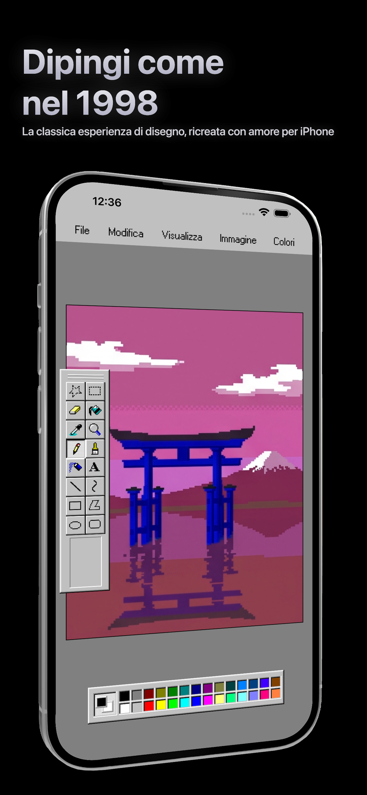 Paint.exe - Disegno retrò — Dipingi come nel 1998