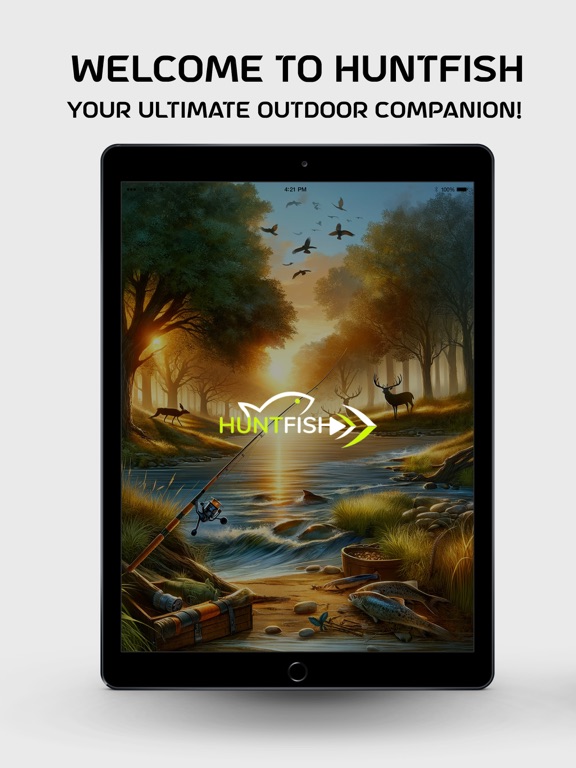 HuntFish.AI iPad screenshot 1 - Sports app