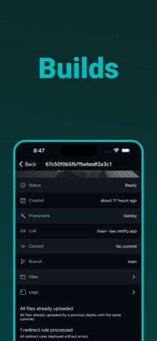 Dashify for Netlify.com screenshot