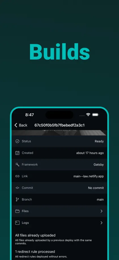 Screenshot 6 von 6 zu Dashify for Netlify.com
