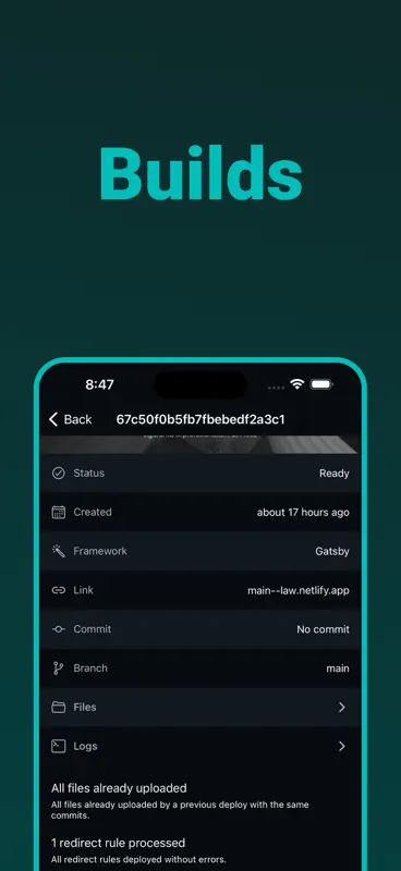 Dashify for Netlify.com screenshot 6 of 9