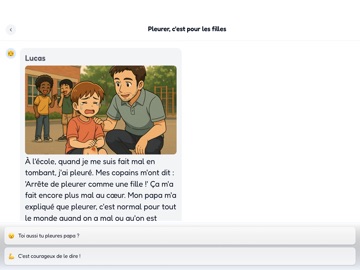 Frog, grandir sans sexisme iPad screenshot