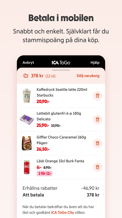 ICA ToGo - obemannad butik Screenshot