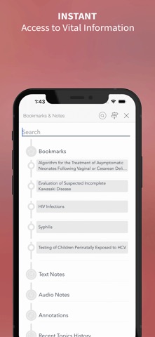 Red Book Peds ID Chart Screenshot 7 of 10